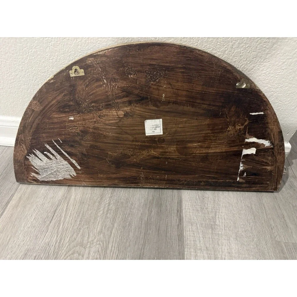 VTG semi Circle Decorative Door Topper Or Enterway Pediment Plaque